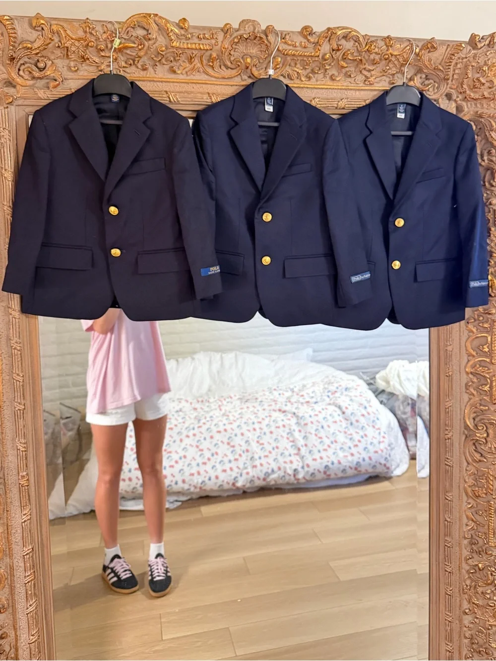 Ralph Lauren Boys Navy Blazer with Gold Buttons